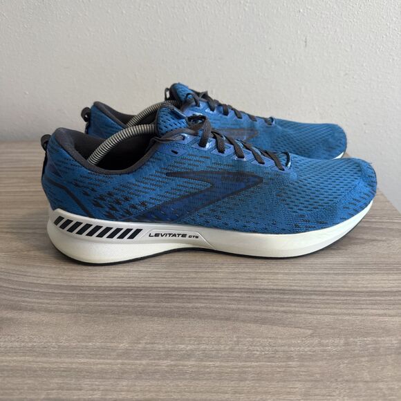 Brooks Levitate GTS 5 Mens Blue/India Ink/White Running Sneakers Shoes Size 12.5 main image 5